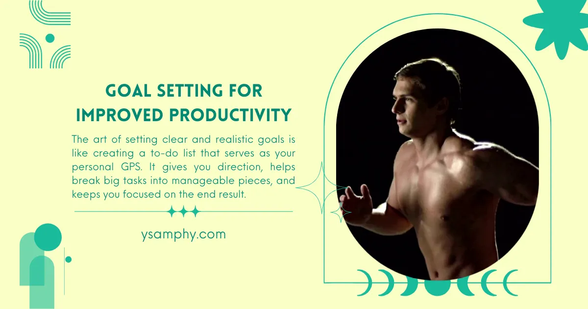 Goal Setting For Improved Productivity Goal Setting for Improved Productivity