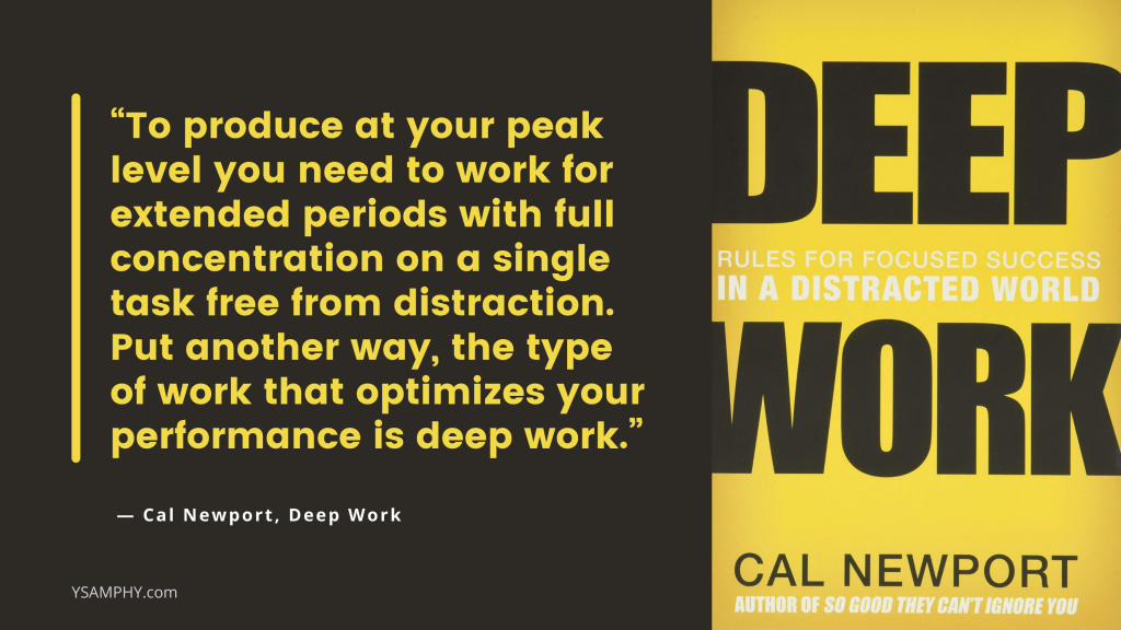 Deep Work quote