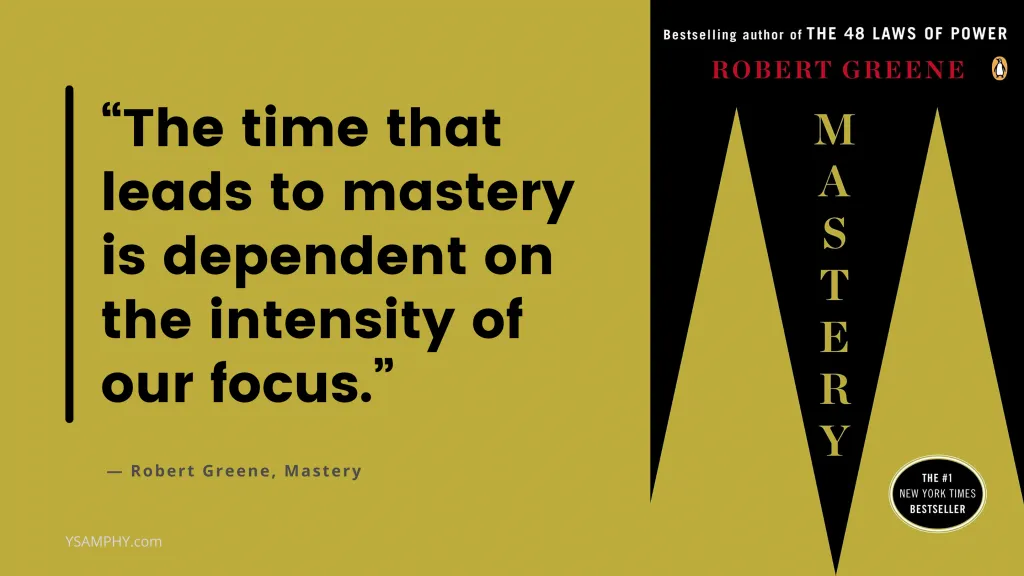 Mastery book quote